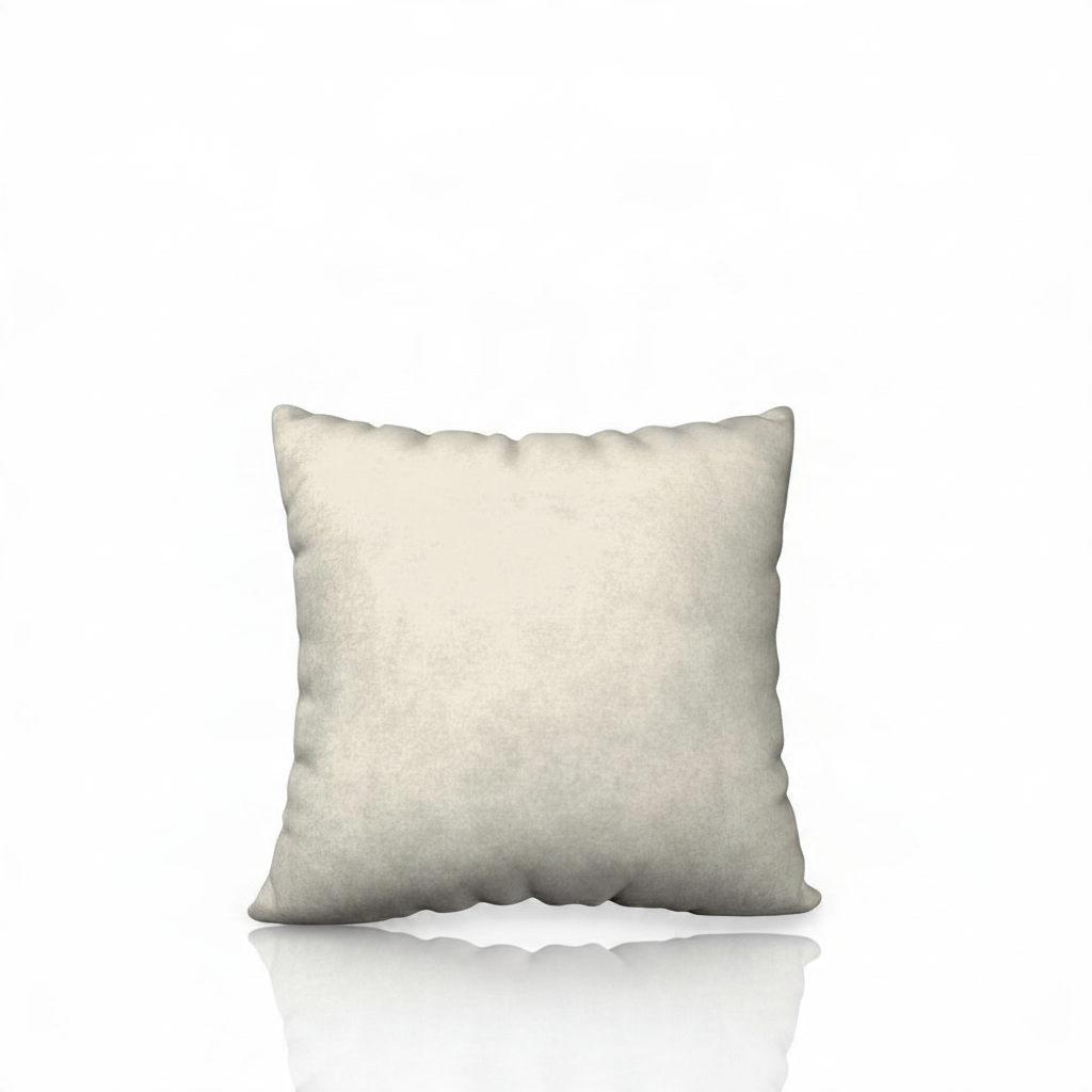HD Butter Big Square oversized decorative pillowcase by HD Decor, featuring a soft, solid cream color in a generous square silhouette.
