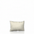 HD Butter Jr. decorative pillowcase by HD Decor, featuring a soft, solid cream color in a petite rectangular silhouette.