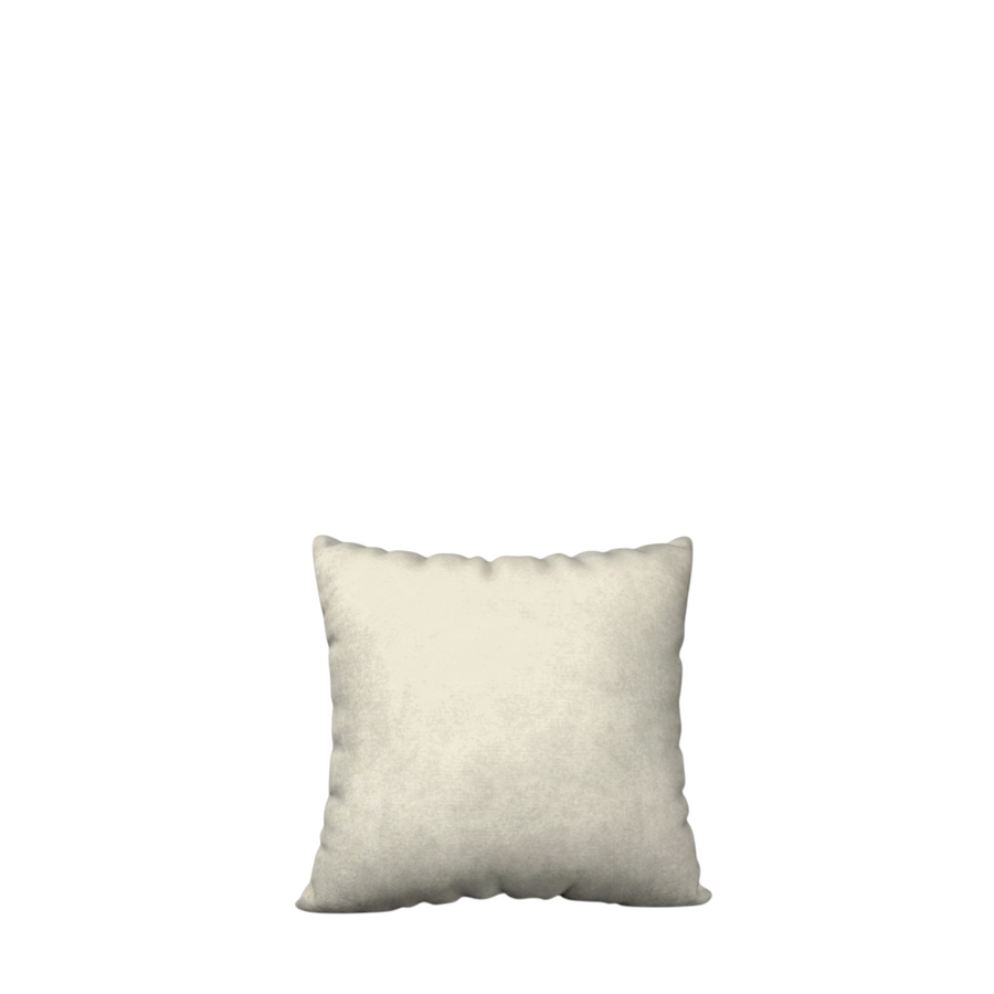 HD Butter Standard decorative pillowcase by HD Decor, featuring a soft, solid cream color in a classic square silhouette.