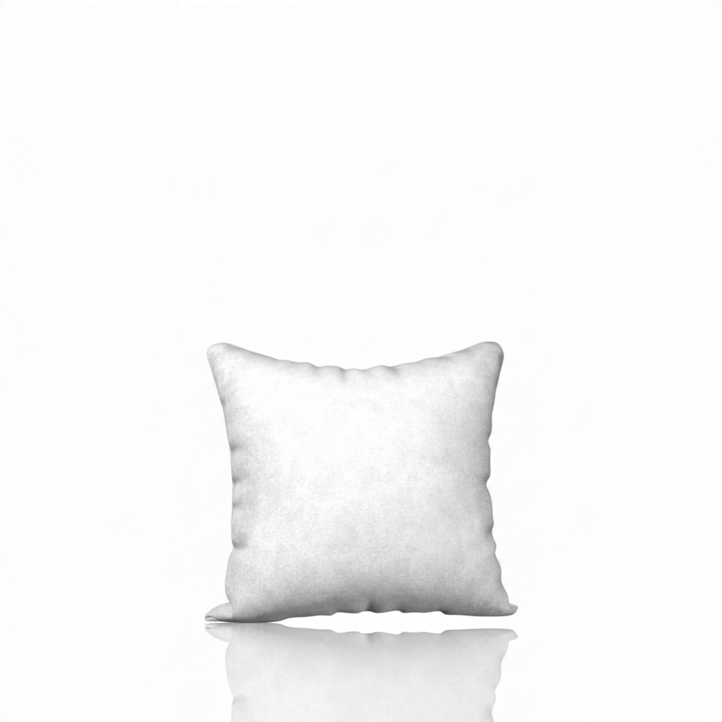 HD White Standard decorative pillowcase by HD Decor, featuring a classic solid white design with a soft, elegant finish.