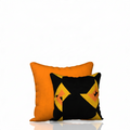 HD Decor Spooky Bundle featuring Pumpkin Patch patterned pillowcase paired with exclusive HD Orange solid pillowcase for Halloween decor.